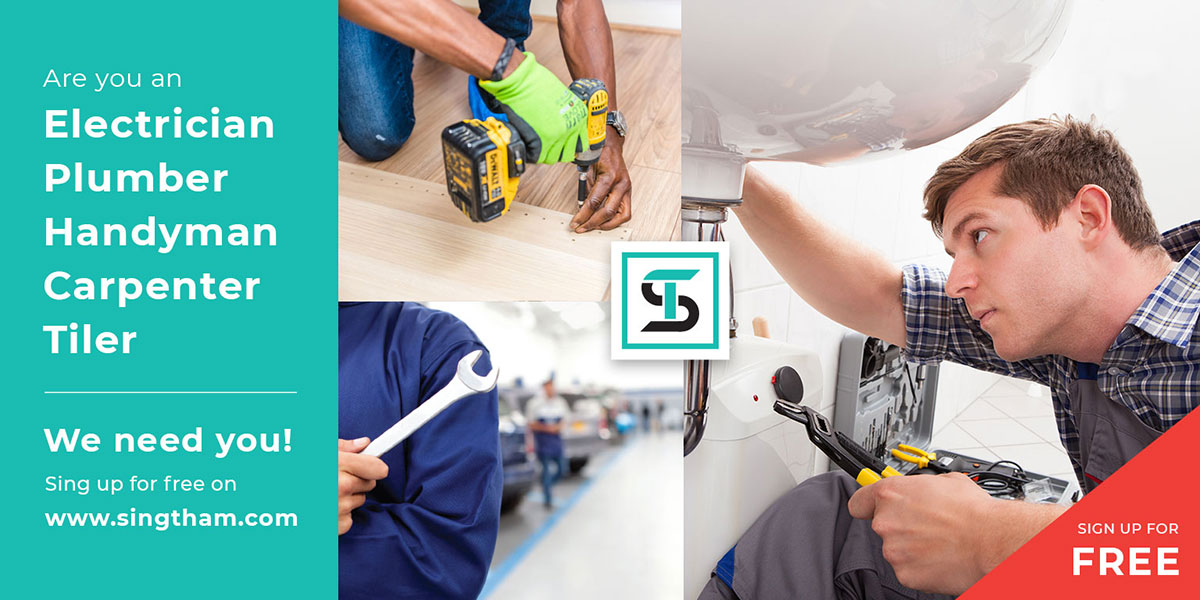 Are you an electrician, plumber, handyman, carpenter or tiler? We need you.